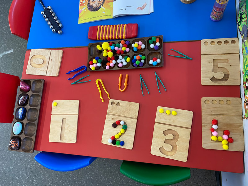 Maths games train fine motor skills and introduce mathematical concepts